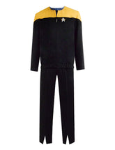 Star Trek Voyager Star Fleet Cosplay B'Elanna Torres Costume Yellow Jacket Uniform